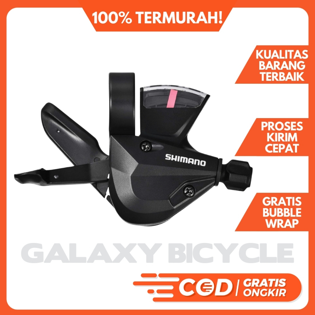 Shifter Sepeda Shimano Altus M310 8 Speed Operan Gigi Sepeda MTB Lipat DLL