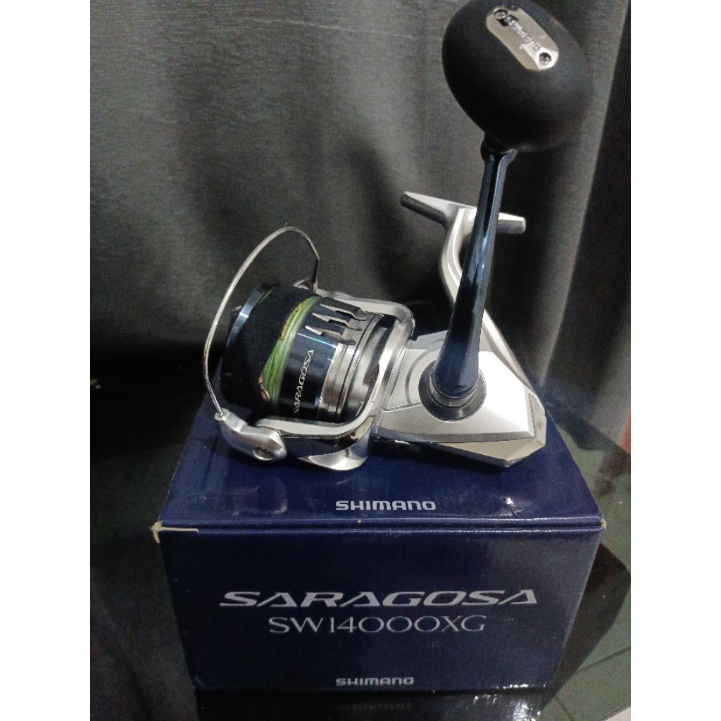 reel pancing bekas/second  shimano saragosa 14000 xg