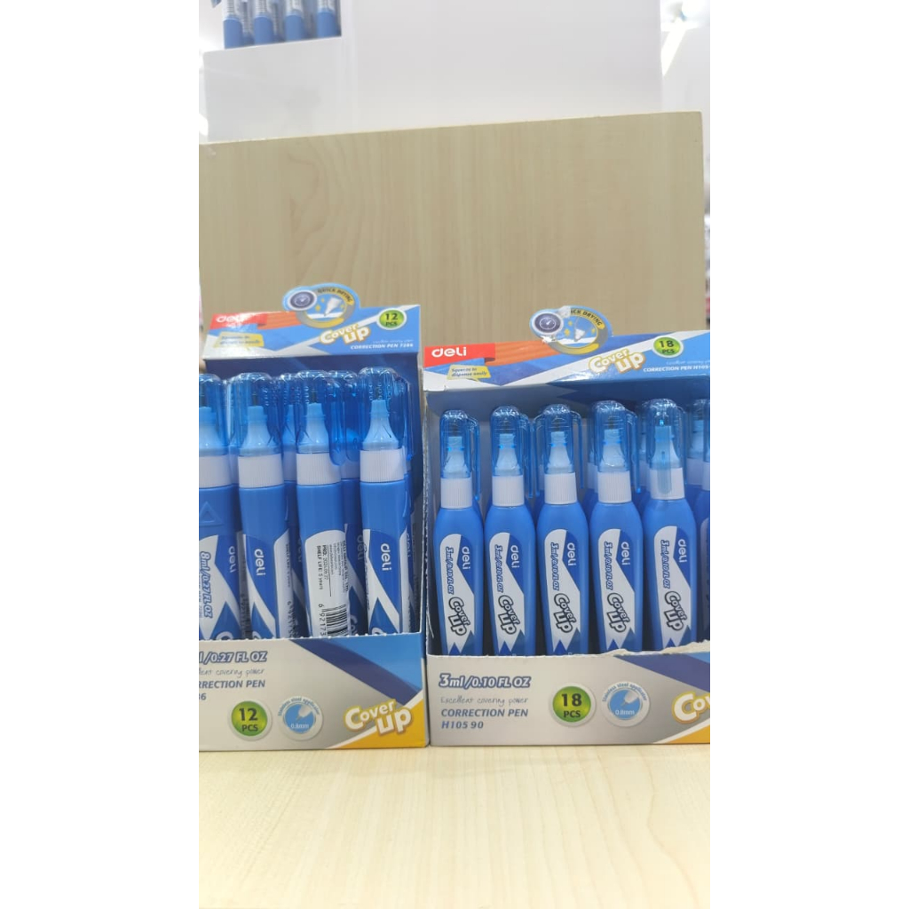 

DELI Tipex cair 3ml Correction Pen Steel tipe-x