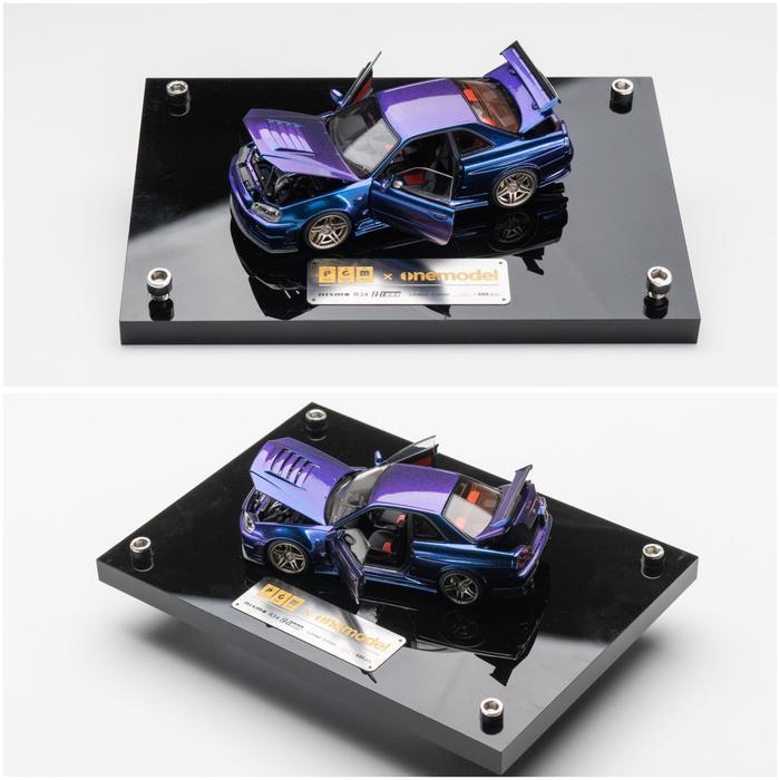 1/43 Pgm Nissan Gtr R34 Z-Tune Purple