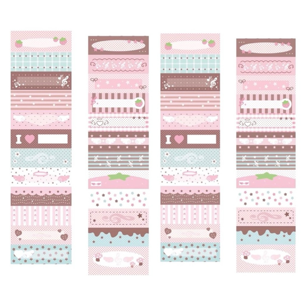 

Angel Wings Music Note Label Sticker