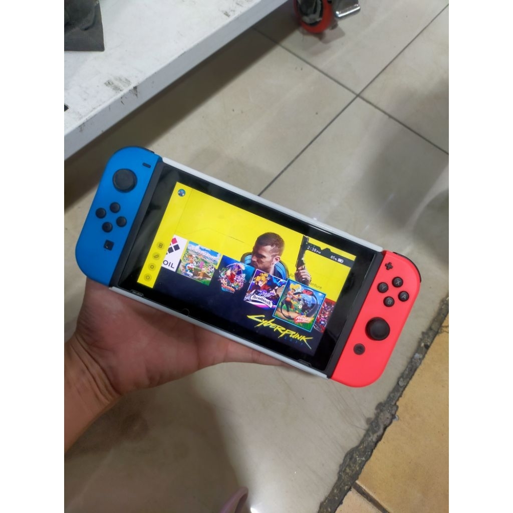 Nintendo Switch V2 CFW 256gb Lengkap Fullgame