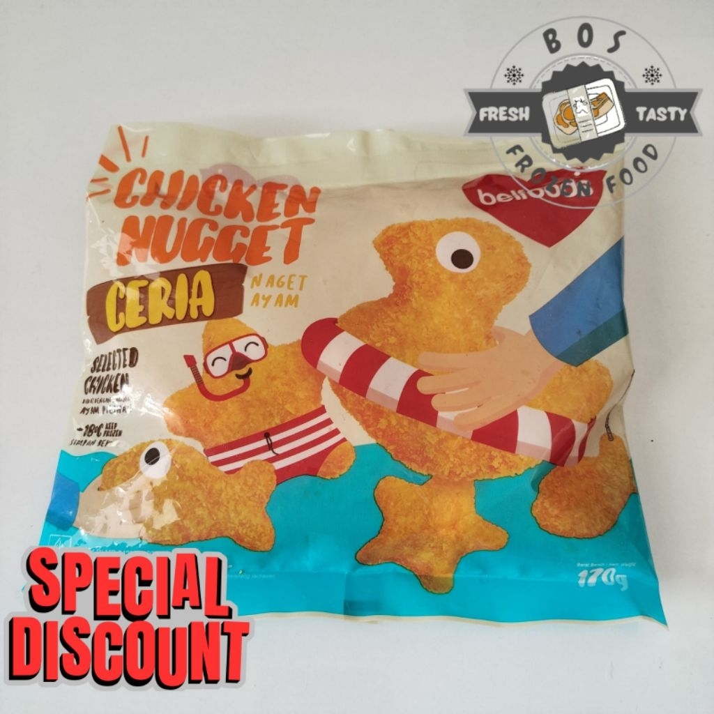 

BELFOODS CHICKEN NUGGET CERIA 170 GR | NUGGET CHICKEN | NUGET AYAM | NUGET CHIKEN | NAGGET | NAGET
