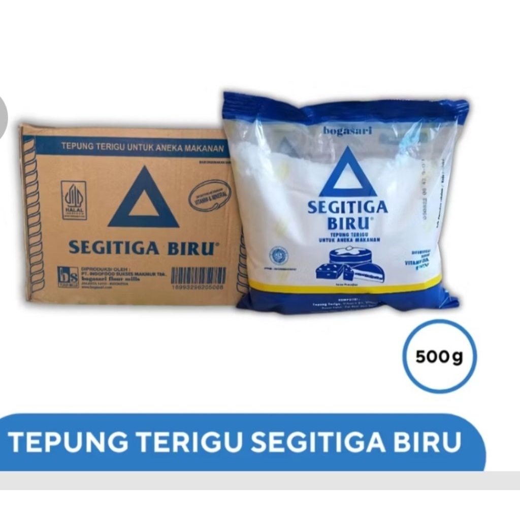 

Tepung Terigu Segitiga Biru 500gr