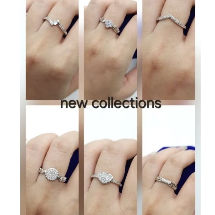 CINCIN WANITA VARIASI,CINCIN NEW COLLECTION.PERAK ASLI 925 LAOIA MAS PUTIH+SURAT