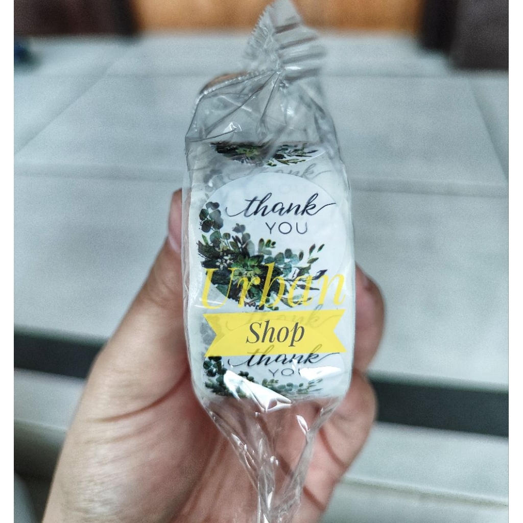 

Stiker Thankyou isi kurang lebih 100pcs. Murah