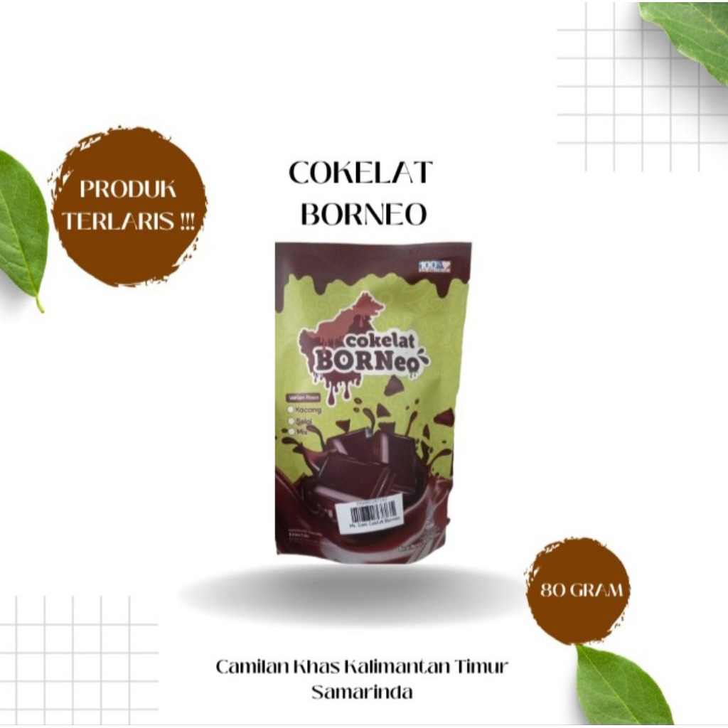

Cokelat BORNeo - Cemilan Khas Kalimantan (80gr)