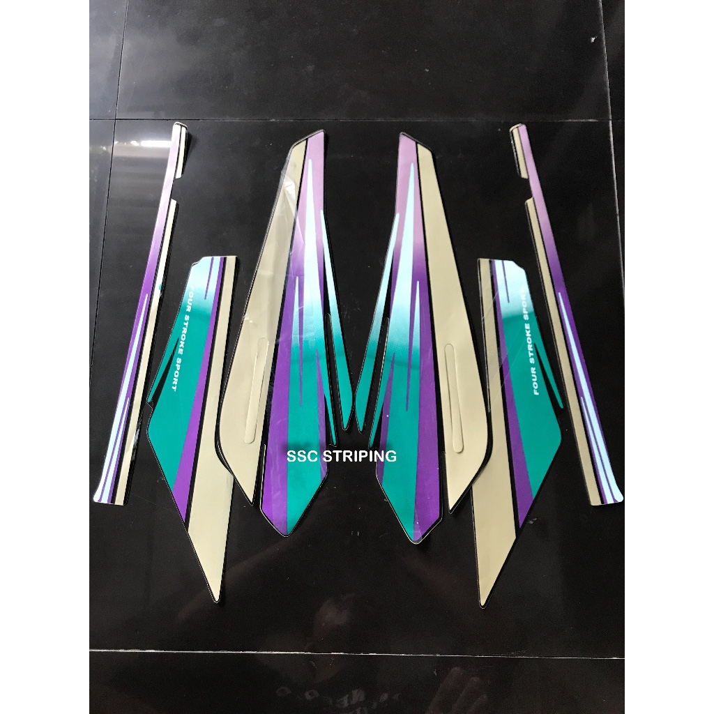 STRIPING STIKER GL PRO 1994 HIAJU UNGU