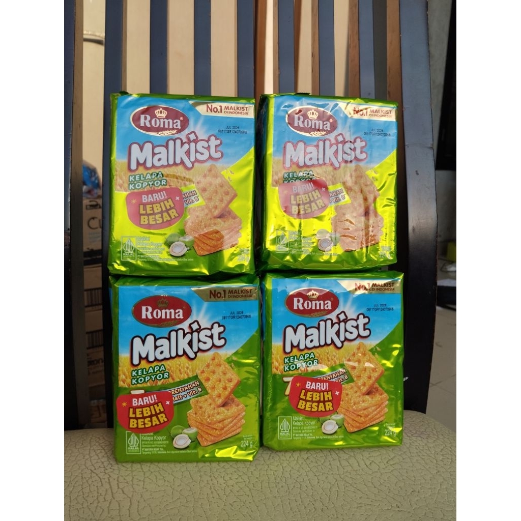 

Roma malkist kelapa kopyor 4 pack