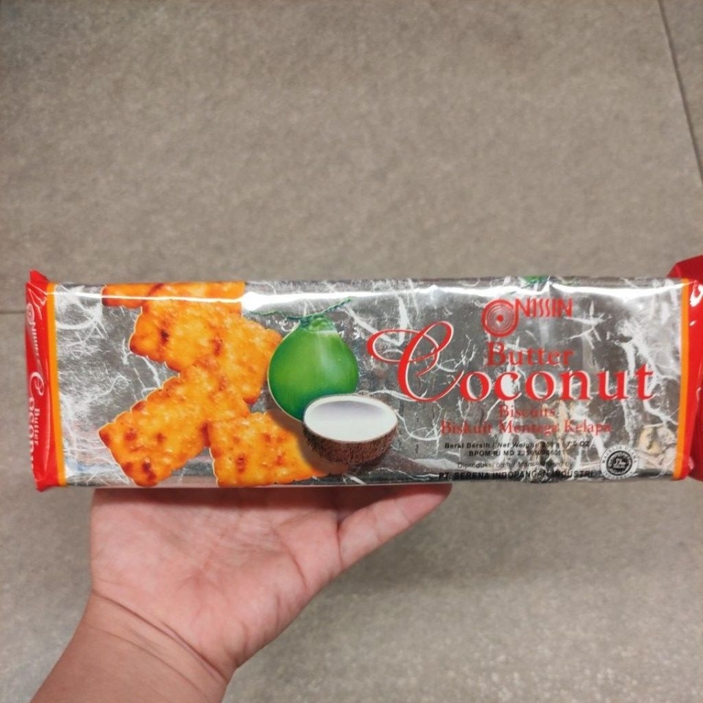 NISSIN BUTTER COCONUT BISCUITS BISKUIT MENTEGA KELAPA 200gr