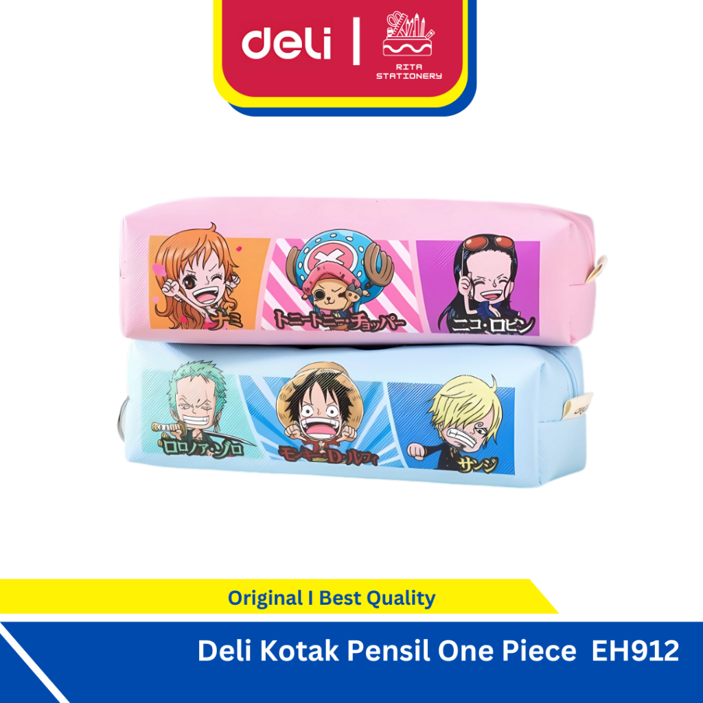 

Deli Pouch Tempat Pensil cepuk anak laki perempuan lucu edisi One Piece - Satuan