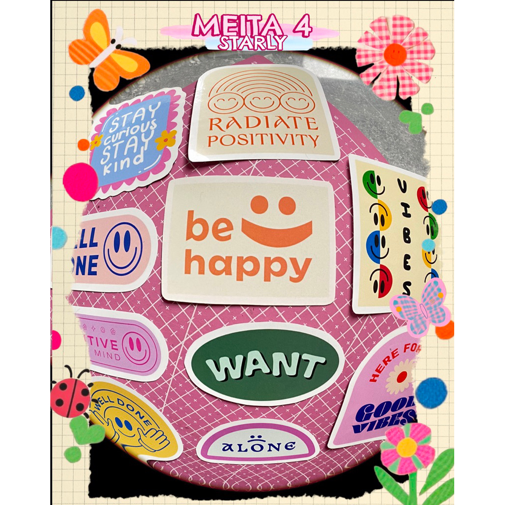 

STARLY 030 MEITA 4 STIKER LUCU STIKER HELM STIKER TUMBLR STIKER LAPTOP STIKER BOTOL MINUM