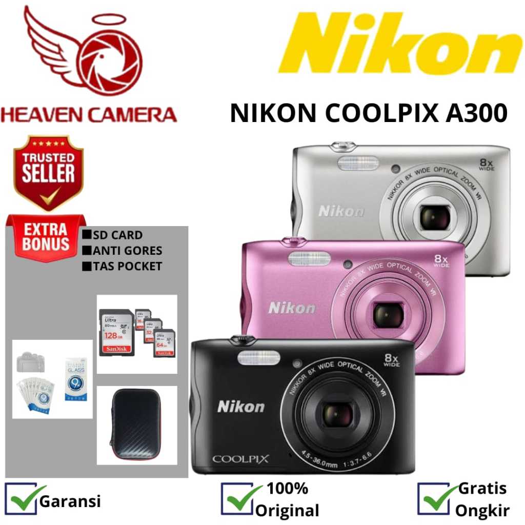 NIKON COOLPIX A300 / NIKON A300 / NIKON A300 DIGITAL CAMERA