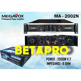 power amplifier megavox ma 2002 power ampli megavox ma2002