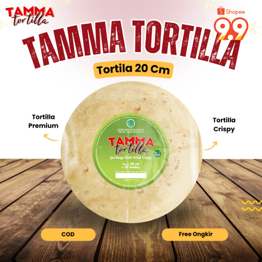 

Tortilla Mini 20 cm își 20 Pcs | Kulit Kebab Tortilla ukuran Mini by Tamma Food untuk usaha kebab, Kulit Tortilla Frozen Food