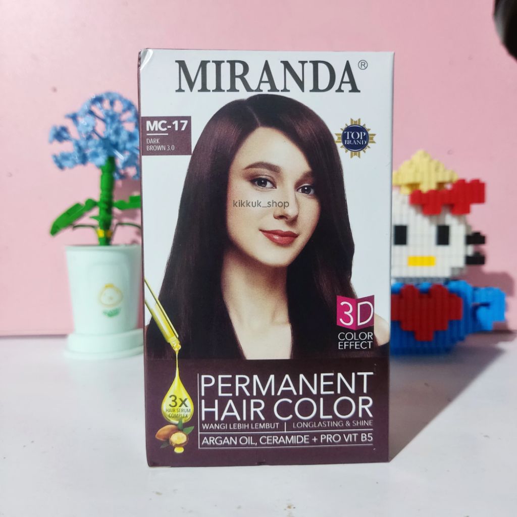 Semir/ Pewarna Rambut Miranda Dark Brown MC-17