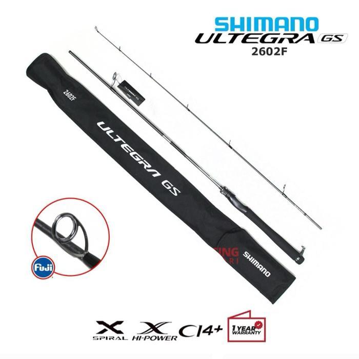 Joran SHIMANO ULTEGRA GS 2024 2602F 8-17LB | Garansi Resmi Shimano