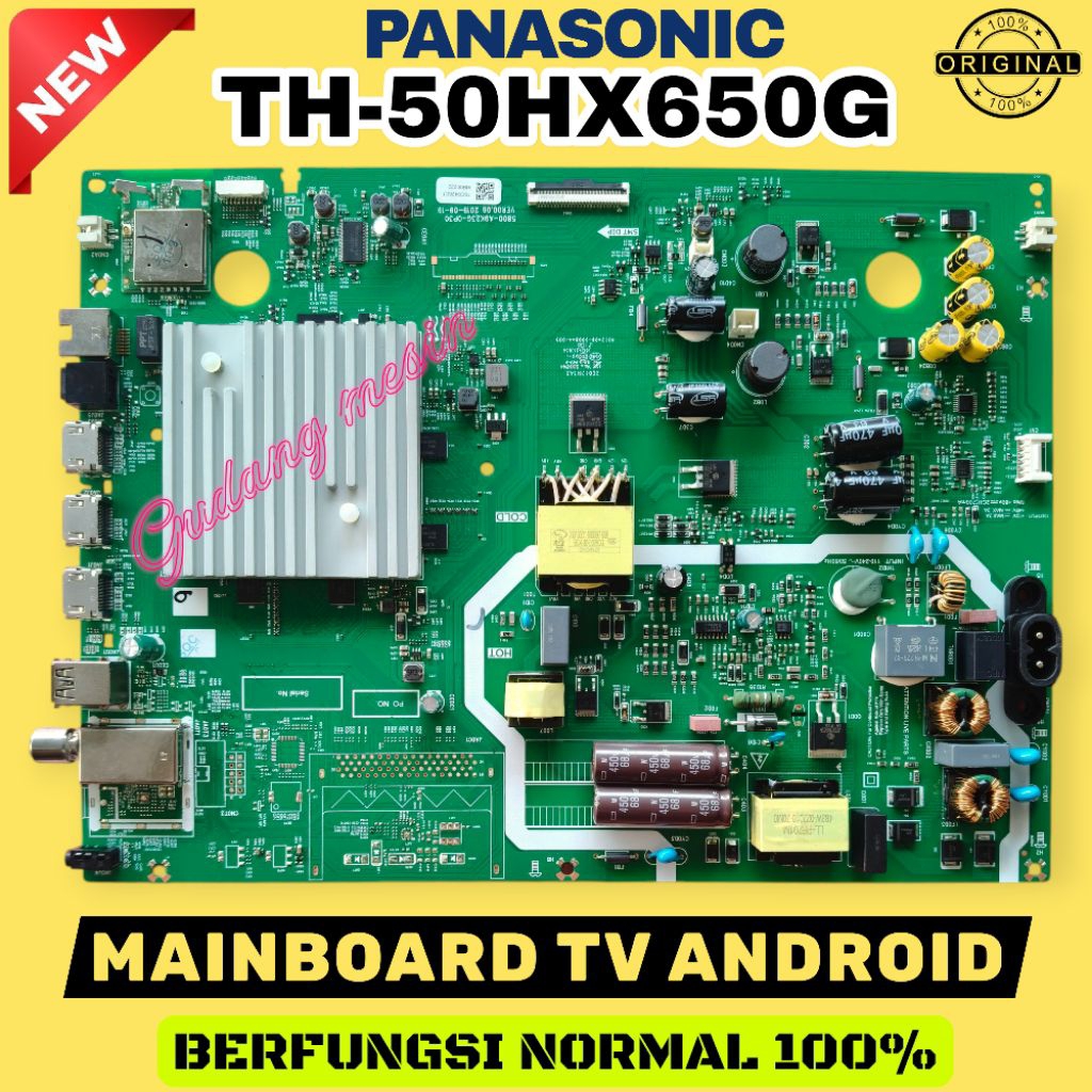 MB TV PANASONIC TH-50HX650G / MAINBOARD TV PANASONIC TH-50HX650G / MESIN TV PANASONIC TH-50HX650G / 