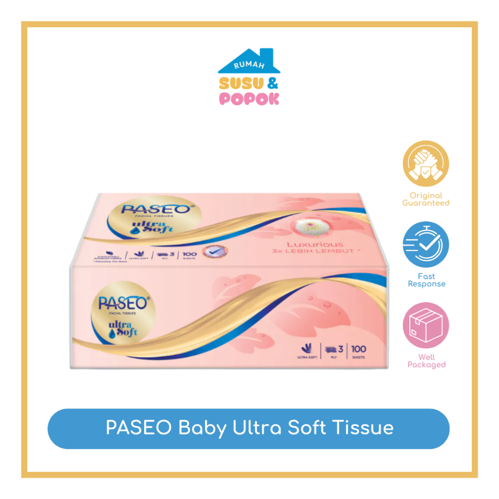PASEO Ultra Soft Tissue | Tisu Wajah