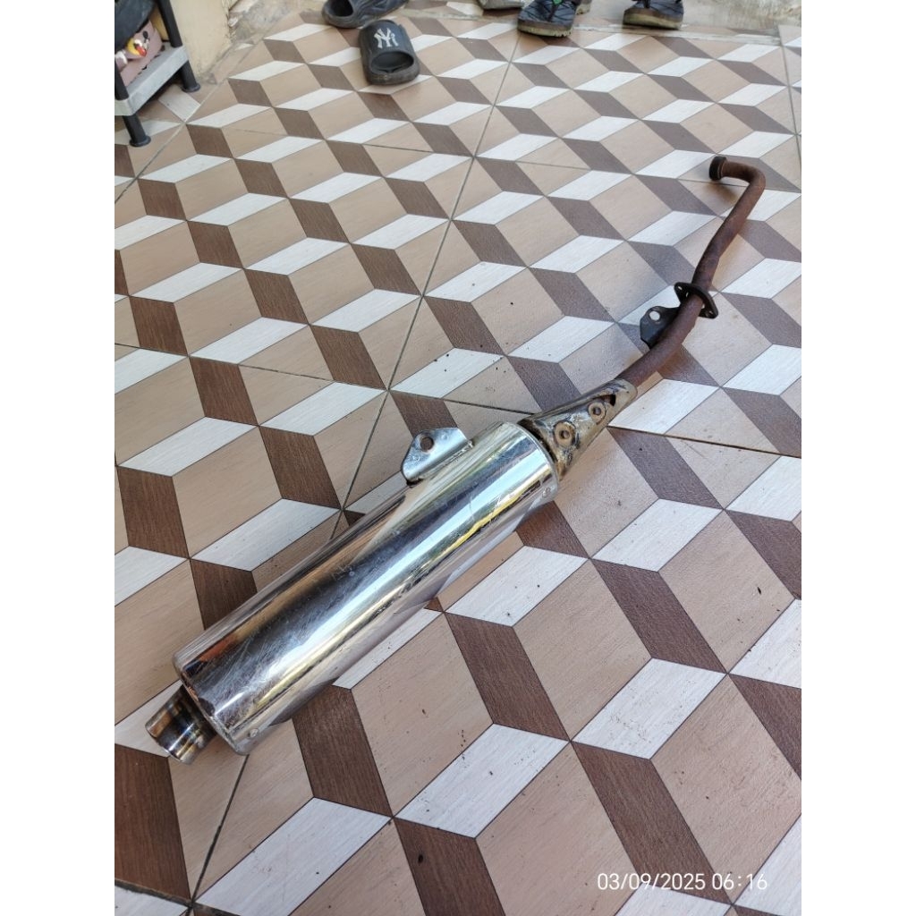slencer knalpot kenalpot ori bobokan revo 110 old lama original ori second