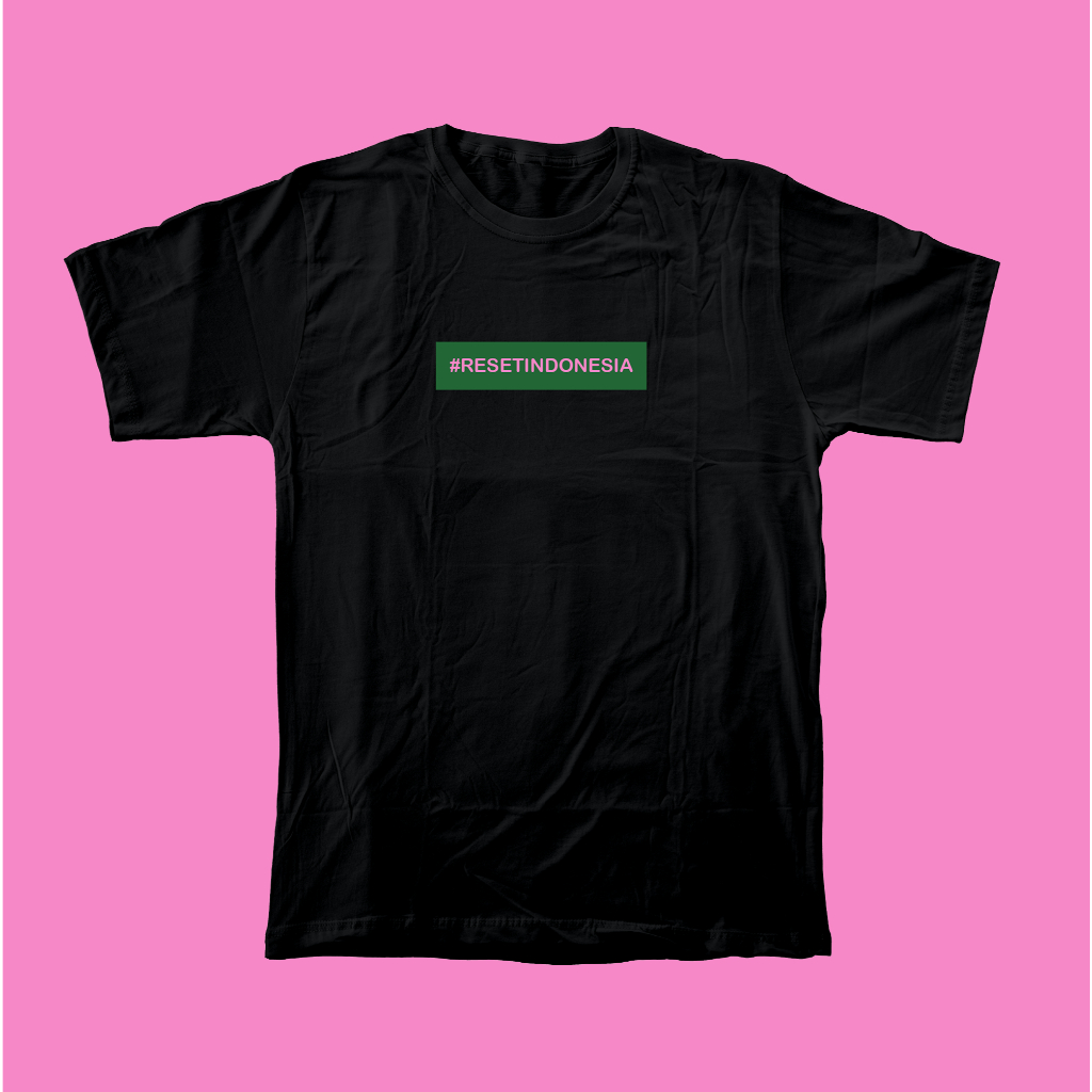 Kaos Reset Indonesia/T-Shirt Reset Indonesia