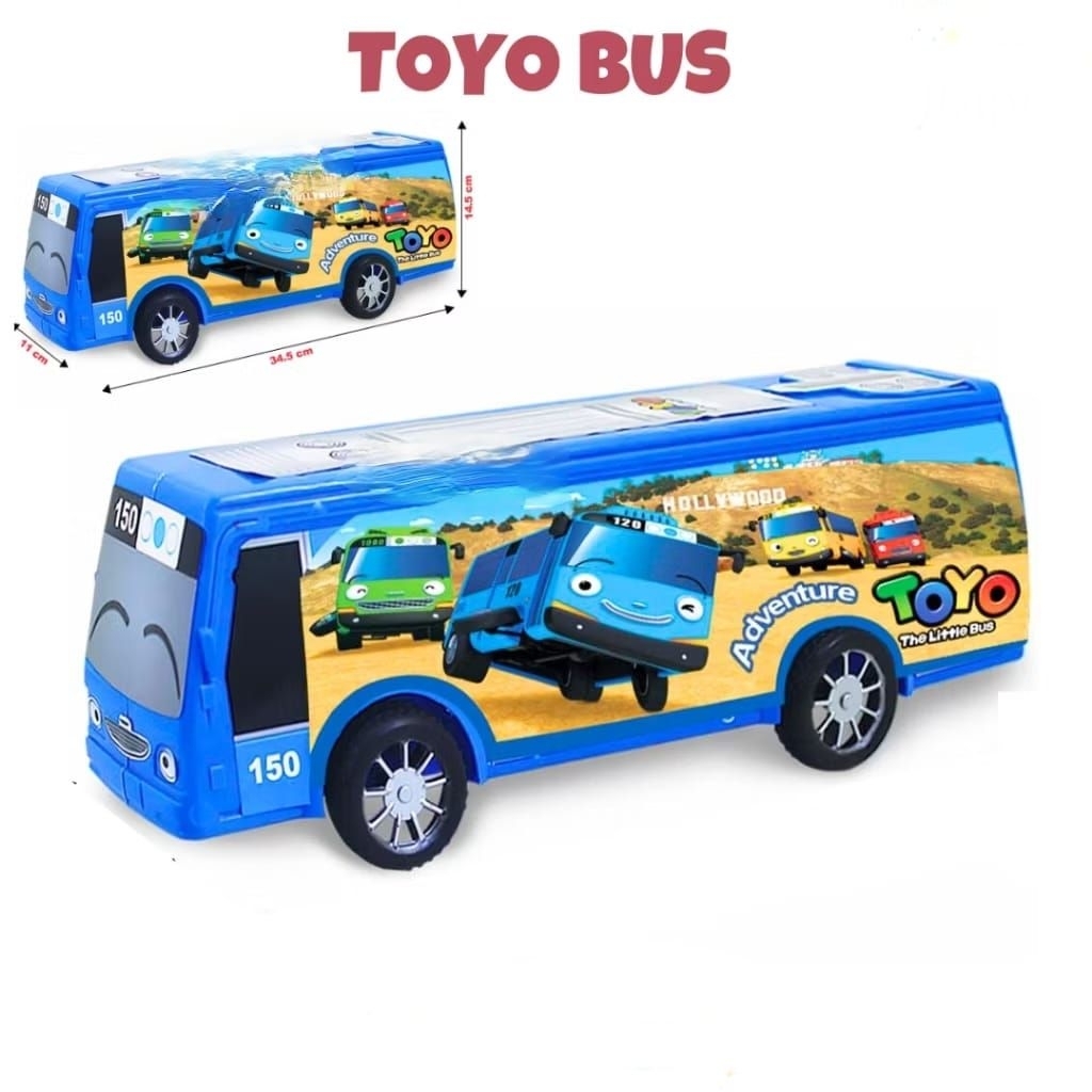 GOGO TOYS - MAINAN BUS KARAKTER ANAK / MΑΙΝΑΝ ΑΝΑΚ BIS / MAINAN MOBIL ANAK (IM-3838)
