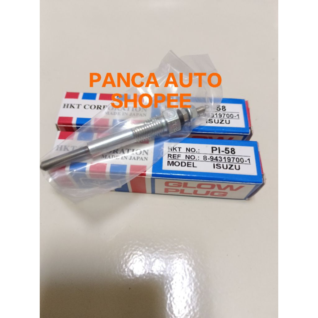Glow plug pemanas hkt busi pemanas Panther kotak ori