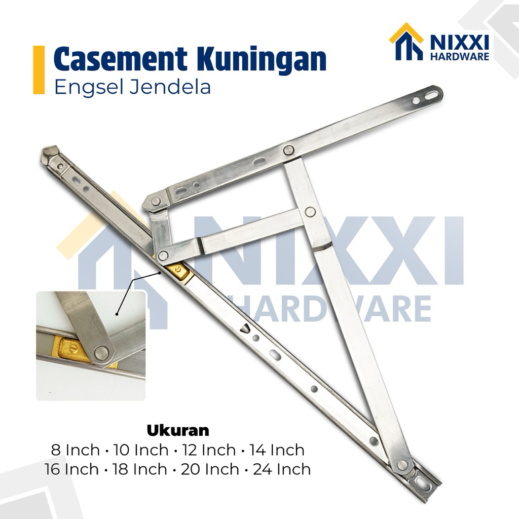 Engsel Casement Jendela Kuningan / Engsel Casement / Engsel Jendela