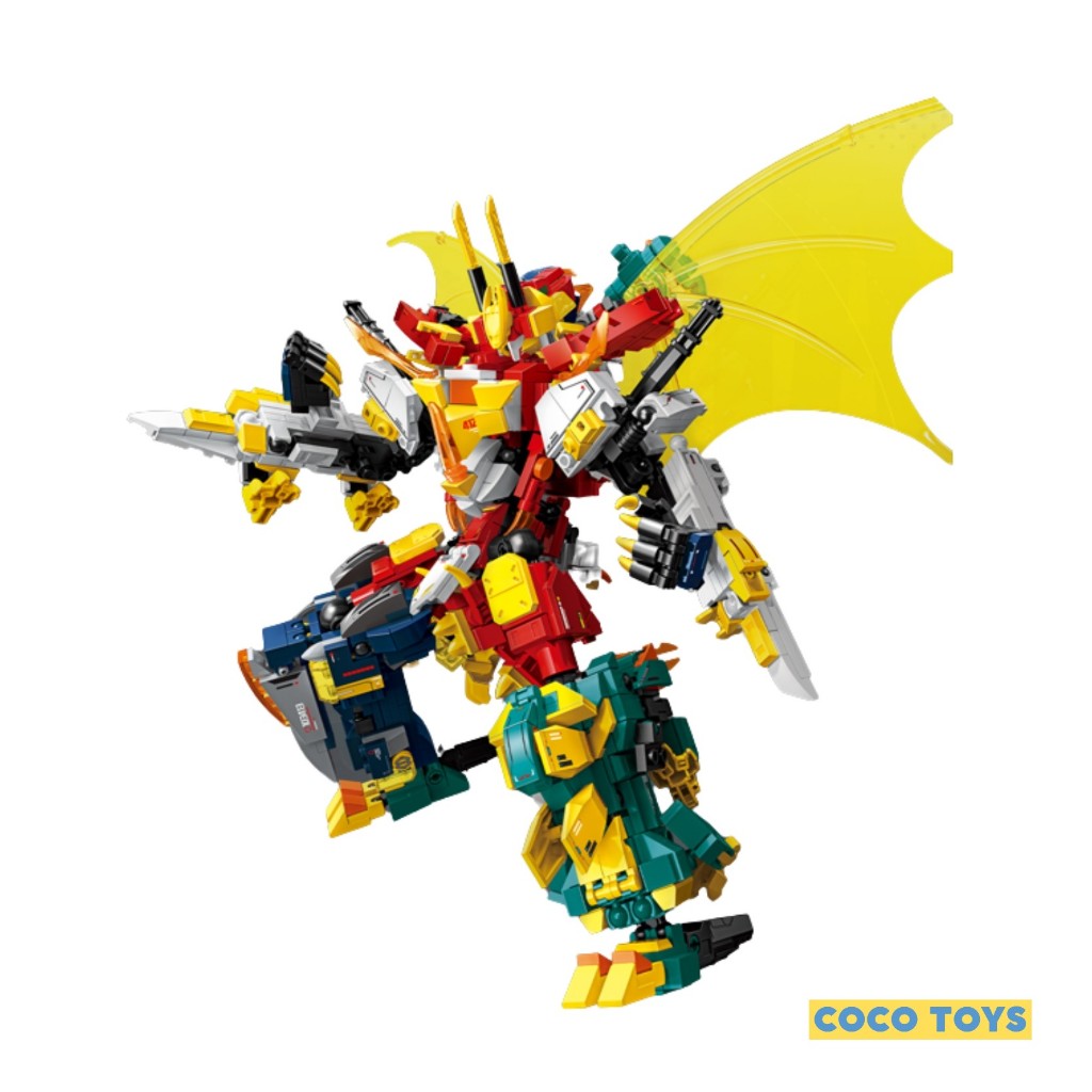 Sembo Block Mecha of Steel Robot Dinosaurus 103410 - 103413 - Mainan Anak - Mainan Balok - Mainan Ko