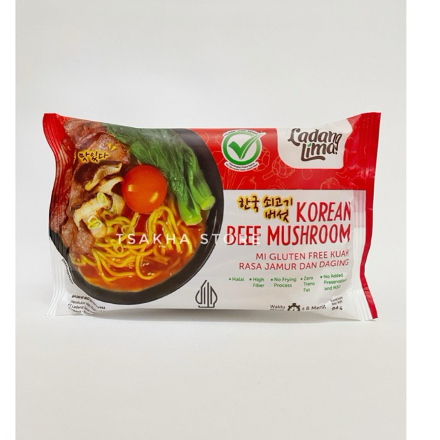 

Ladang Lima Korean Beef Mushroom Noodle