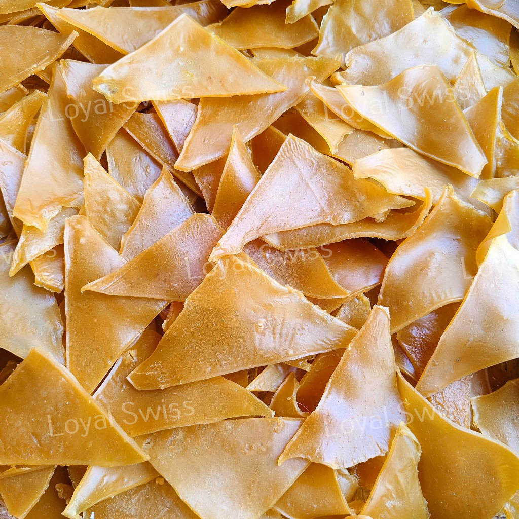 

Kerupuk Puli Gapura Krupuk Poli Asli Sumenep Madura Bentuk Segitiga, Cemilan Mentah