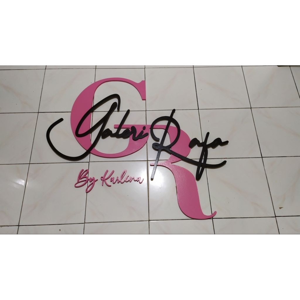 TULISAN KAYU/LOGO KAYU