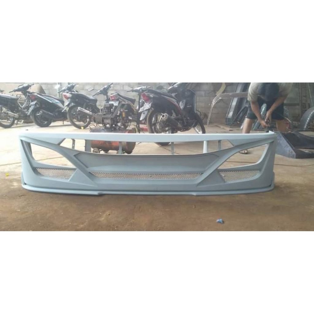 Bemper depan patriot canter plat