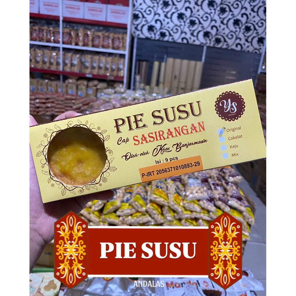 

Pie susu sasirangan