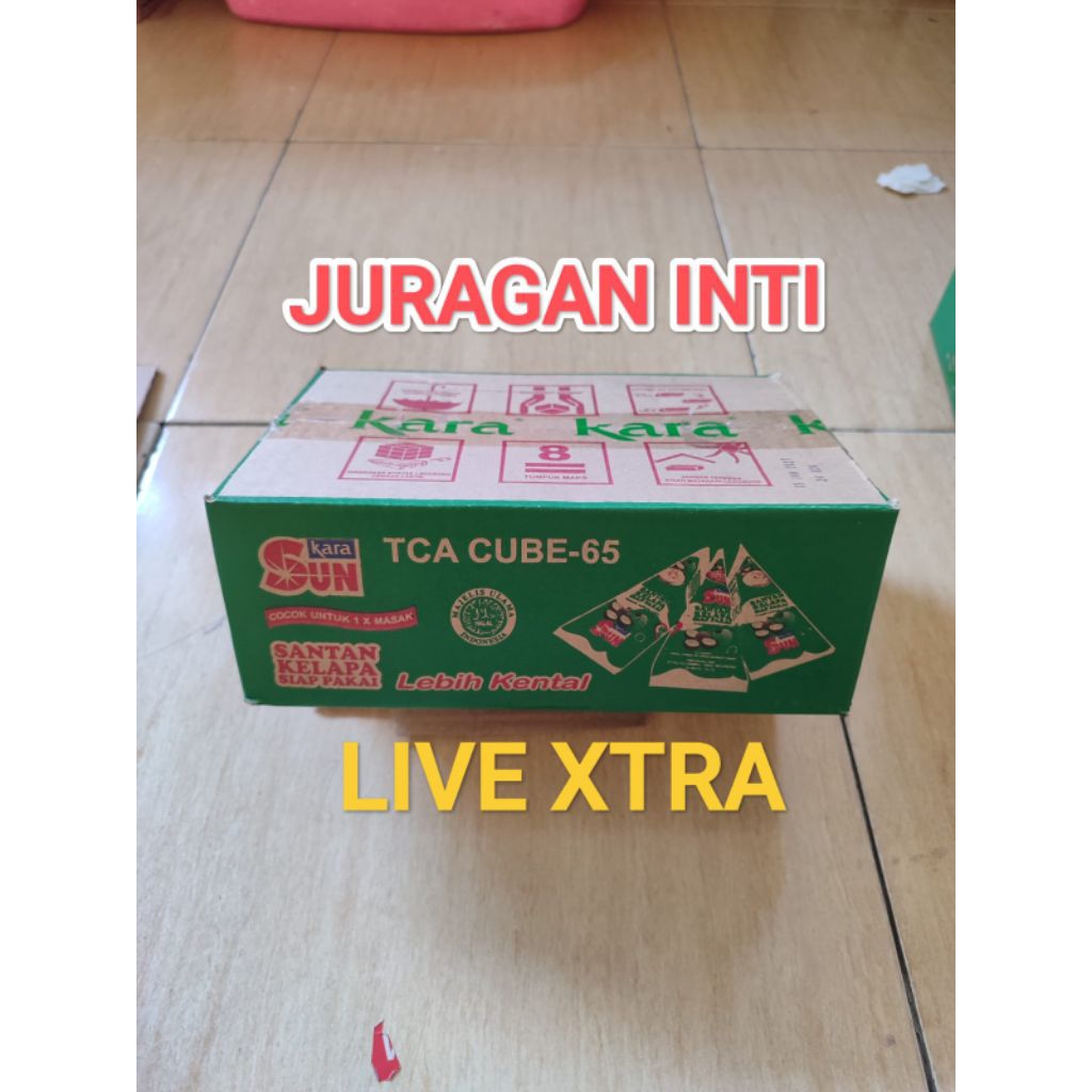 

Santan Sun Kara Tca Cube @65Ml 1 Dus 36Pcs
