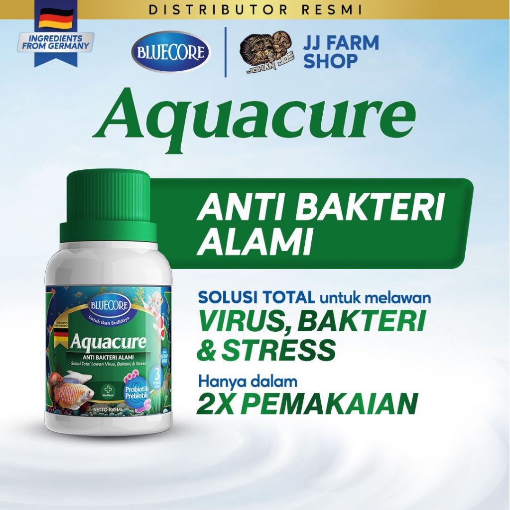 bluecore aquacure antibiotik alami ikan solusi mencegah bakteri dan virus dan supaya ikan aman cocok