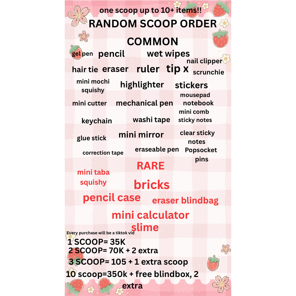 

RANDOM LUCKY SCOOP!!