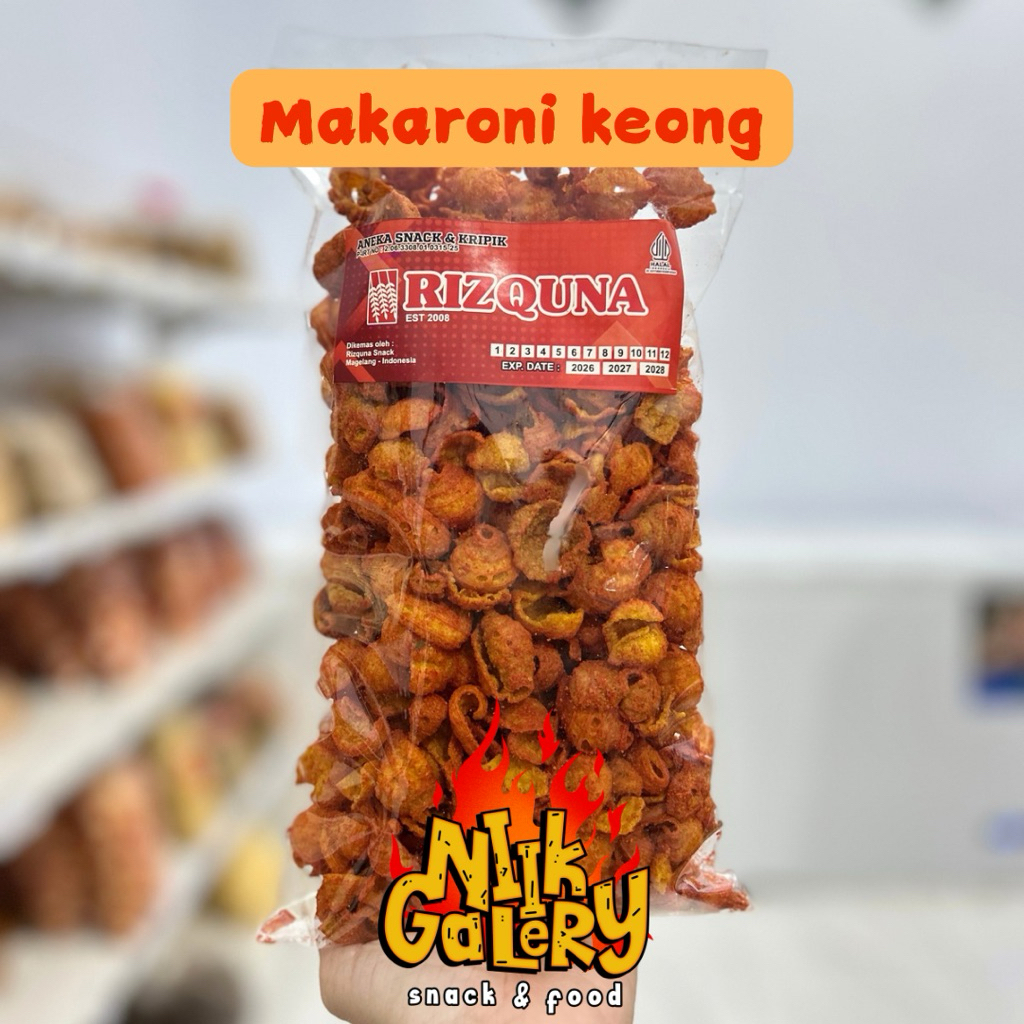 

Makaroni keong pedas 250gr