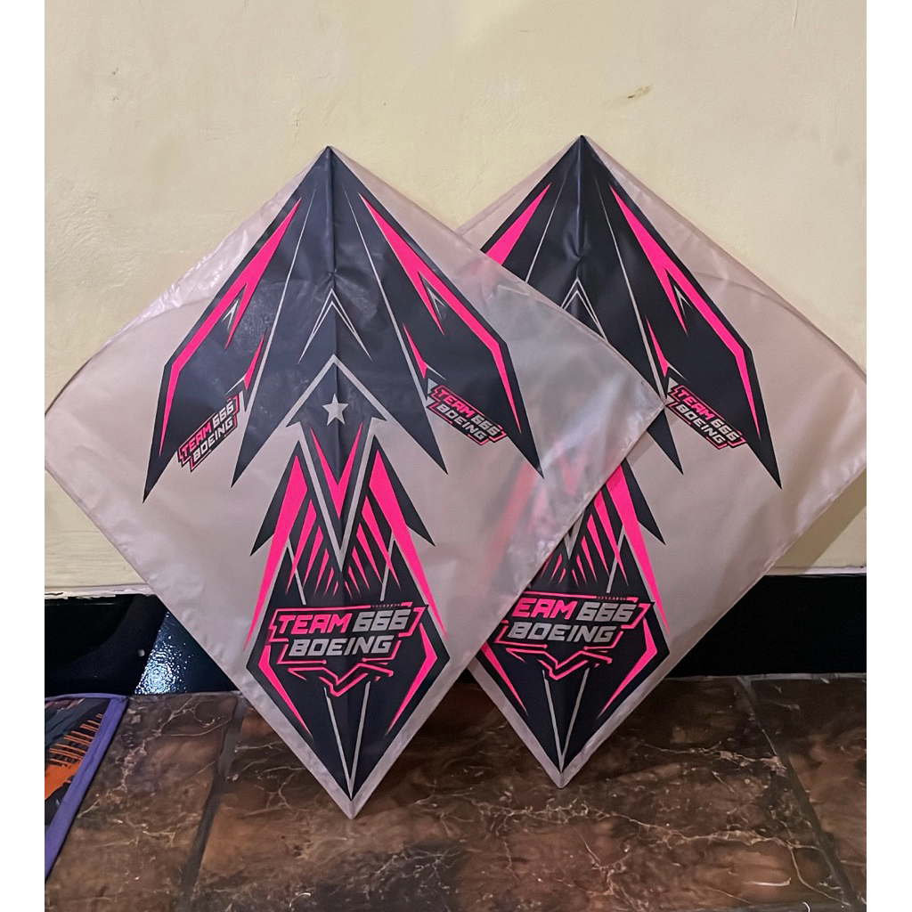 Layangan Seot Super Tournament 54 by Team Boeing 666 ( Pink Stabilo ) - 25 PCS