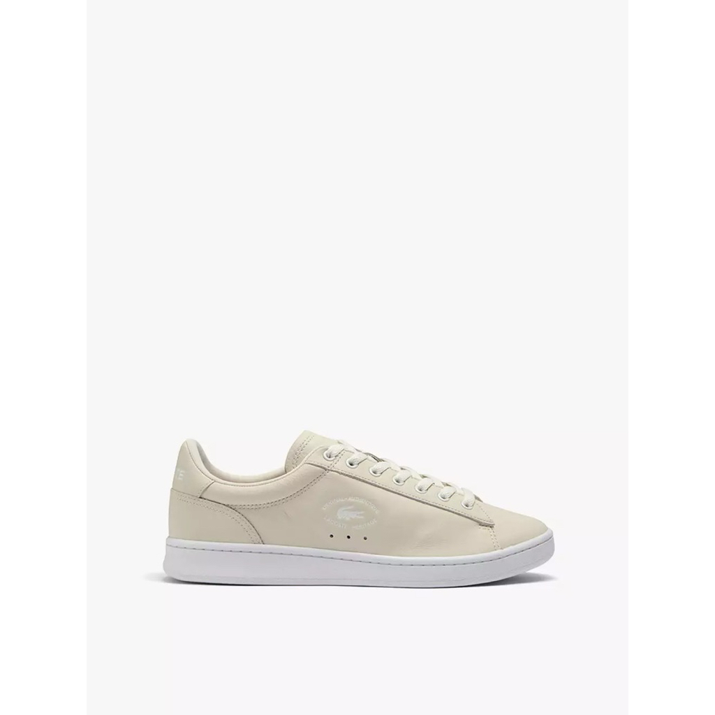 Sepatu pria Lacoste Men's Carnaby Set Leather Sneakers - White