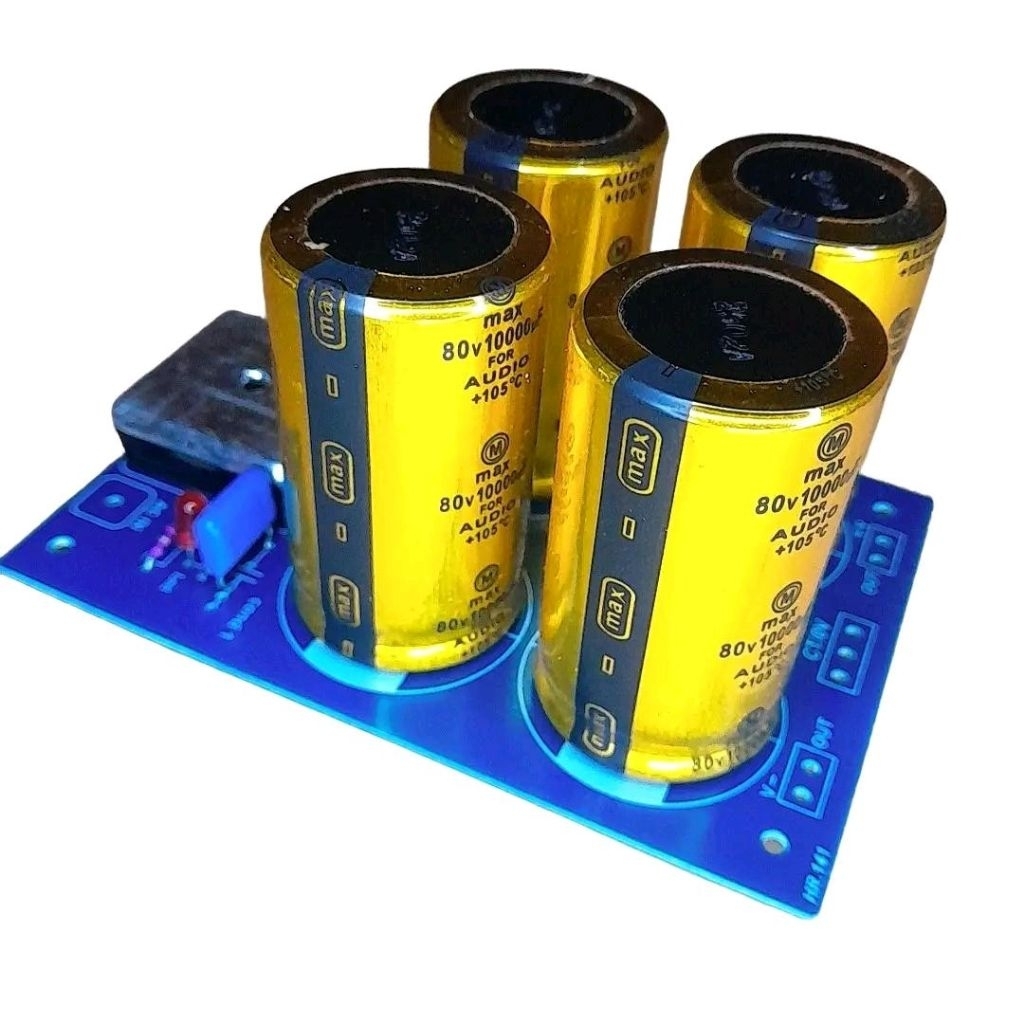 KIT PCB PSU 4 ELCO 6 ELCO 8 ELCO 80V 10000UF MAX FOR AUDIO ORIGINAL ASLI 1SET