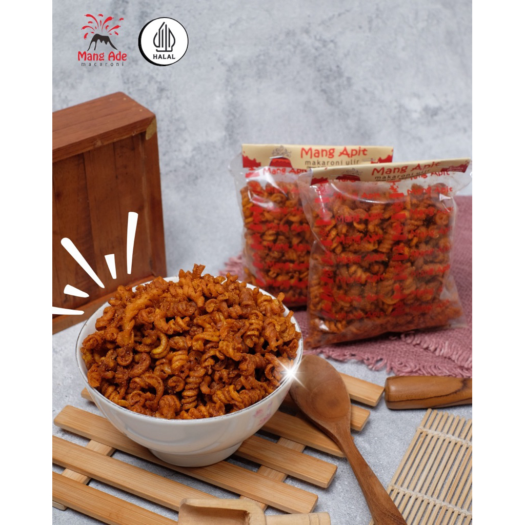 

MAKARONI ULIR PLINTIR MANGAPIT KEMASAN 50GRAM