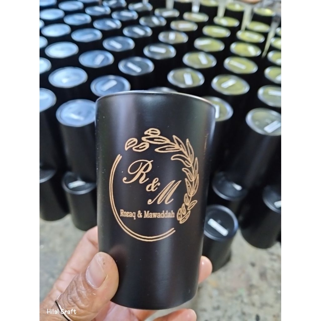 Souvenir Gelas Hitam