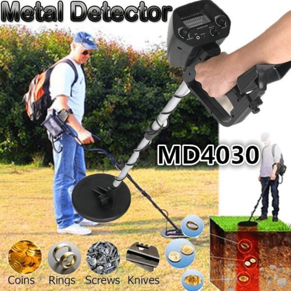 KingDetector MD-4030 Alat Pendeteksi Emas dalam tanah / Detektor logam emas bawah tanah Waterproof