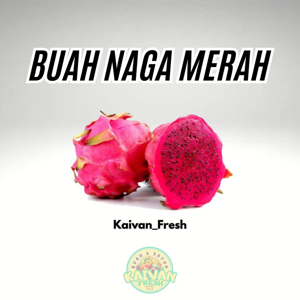 

buah naga merah segar