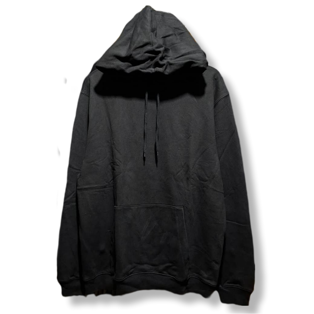 GAP BLACK BLANK HOODIE | OUTERWEAR | GS
