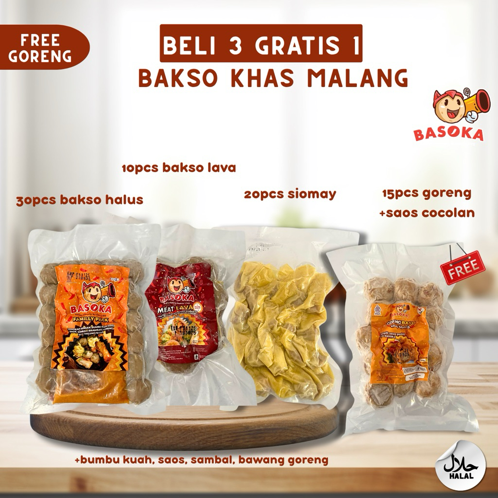 

bakso khas malang Frozen Beli 3 Bonus 1