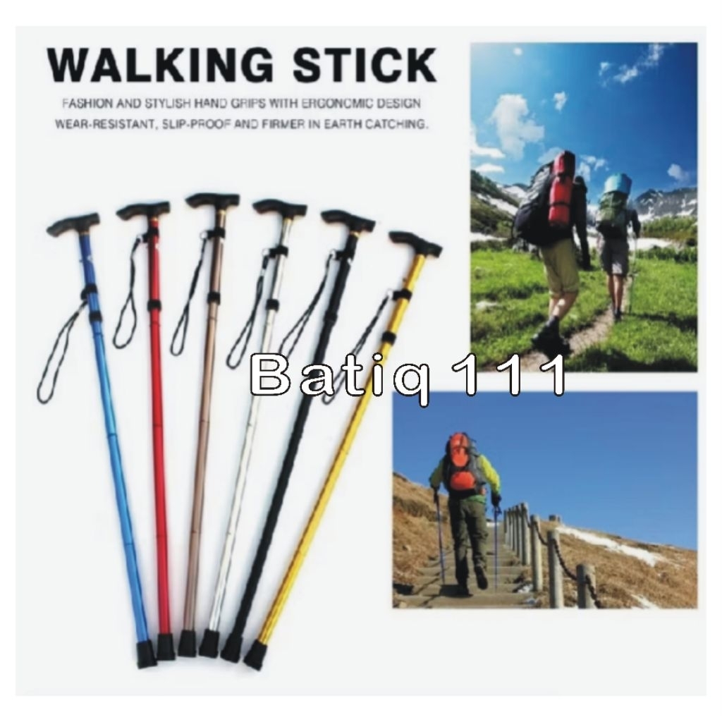 Tongkat Gunung , Tongkat Jalan , Tracking Pole , Tongkat Lipat