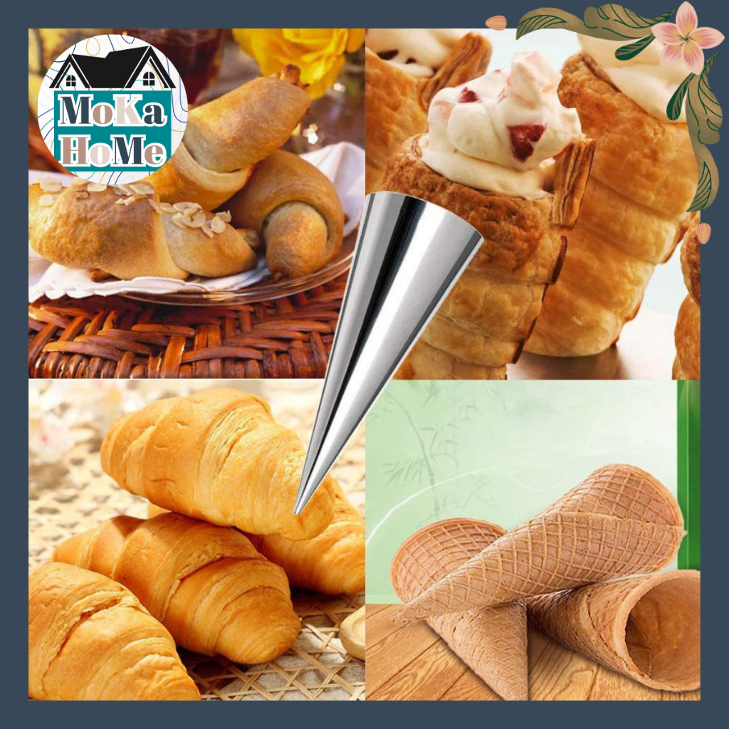 MK CETAKAN KERUCUT KUE CUMCUM / CETAKAN RHUM CROISSANT / KERUCUT PASTRY