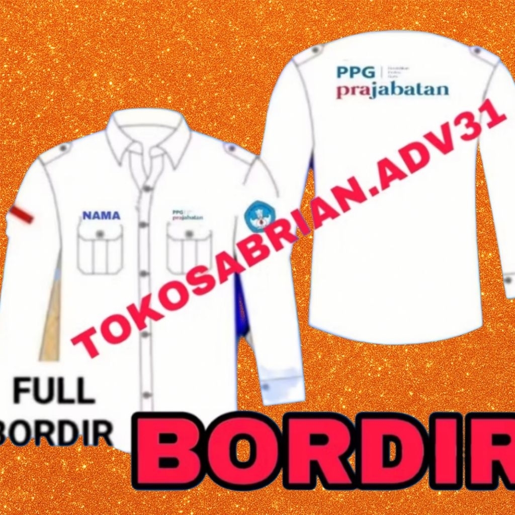 KEMEJA PPG PRAJABATAN BAJU PPG PRAJABATAN SERAGAM PPG KEMEJA PENDIDIKAN PROFESI GURU BAJU PENDIDIKAN